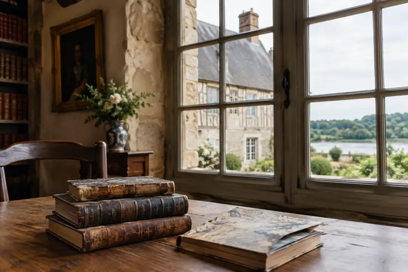 La maison des champs de Pierre Corneille à Petit-Couronne, dans une douce lumière normande